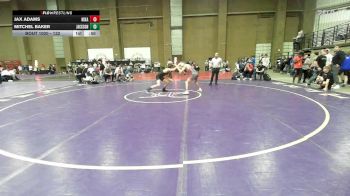 132 lbs Cons. Round 3 - Jax Adams, Nixa vs Mitchel Baker, Jackson