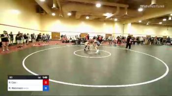 60 lbs Round Of 128 - Peyton Cox, Illinois vs Ryder Robinson, Wasatch Wrestling Club