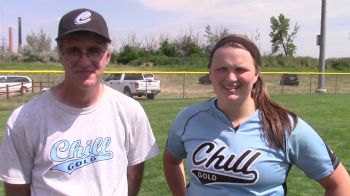 Gerry Quinn and Kayla Konwent of Illinois Chill
