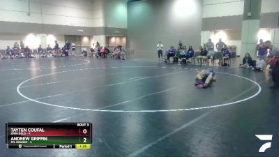 120 lbs Round 1 (6 Team) - Tayten Coufal, Iowa Gold vs Andrew Griffin, STL Orange