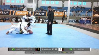 Davi De Lima Martello vs Tales Cristian 2026 PBJJF South American Jiu-Jitsu Championship