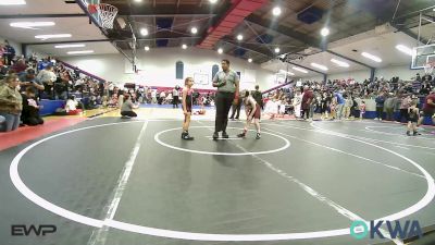 75 lbs Rr Rnd 2 - Audrey Lemings, Eufaula Ironheads Wrestling Club vs Ollie Siegel, Raw Wrestling Club