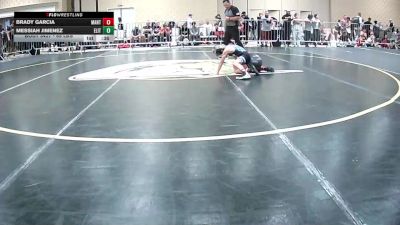 69 lbs Consi Of 8 #2 - Brady Garcia, Mantanona TC vs Messiah Jimenez, Elite Force WC