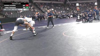 150 lbs Round Of 32 - Thomas Alvarez, Mayfair (SS) vs Greg Torosian, Birmingham (LA)