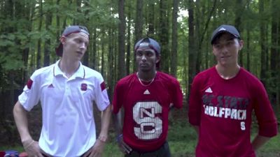 NC State's #1 Sam Parsons and top transfers after tough workout in Raleigh