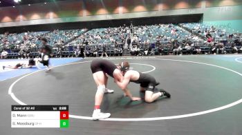 157 lbs Consi Of 32 #2 - Dylan Mann, Southern Oregon vs Gil Mossburg, Cal Poly Humbolt