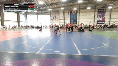 160 lbs Consi Of 64 #2 - Kanaje Brickus, PA vs Paul Casagranda, MA