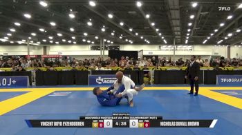 Nicholas Duvall Brown vs Vincent Boyd Eyzendooren 2026 World Master IBJJF Jiu-Jitsu Championship