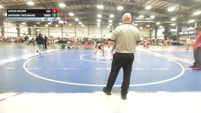 152 lbs Rr Rnd 1 - Lucas Bauer, 84 Athletes Black - HSB vs Anthony Molinaro, Triumph Maize - HSB