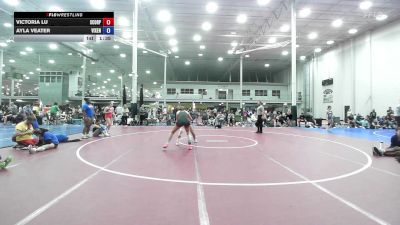 128 lbs Rr Rnd 8 - Victoria Lu, Scorpions - Girls vs Ayla Veater, Steel Valley Vixens