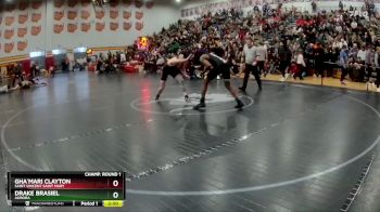 157 lbs Champ. Round 1 - Gha`Mari Clayton, Saint Vincent Saint Mary vs Drake Brasiel, Aurora