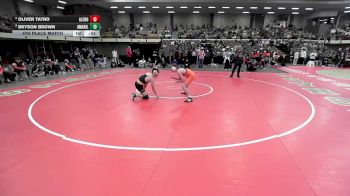138 lbs 5th Place Match - Oliver Tatro, Aledo vs Bryson Brown, Amarillo