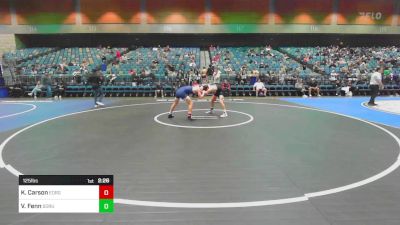 125 lbs Round Of 16 - Kai Carson, Eastern Oregon University vs Vonn Fenn, Southern Oregon