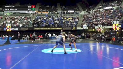 174 lbs Cons. Round 1 - Zach Needles, Messiah vs Mike Slade, Wartburg