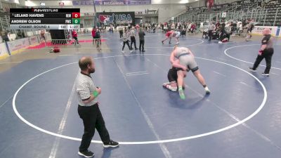 16U Boys - 285 lbs Champ. Round 4 - Leland Havens, RT Elite Wrestling vs Andrew Olson, Pinnacle Wrestling Club