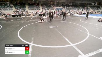 73 lbs Consolation - Willa Green, Coweta Tiger Wrestling vs Brea Brown, Coweta Tiger Wrestling