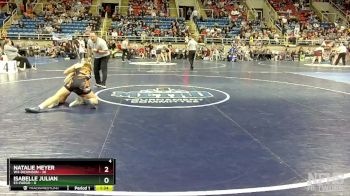 136 lbs Semis & 1st Wrestleback - Natalie Meyer, W4-Dickinson vs Isabelle Julian, E3-Fargo