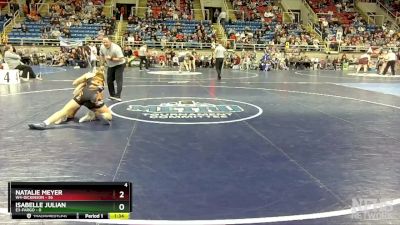 136 lbs Semis & 1st Wrestleback - Natalie Meyer, W4-Dickinson vs Isabelle Julian, E3-Fargo