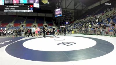 125 lbs Cons. Sub-rd Of 16 - Cecilia Verrilli, CT vs Mya Locke, NY