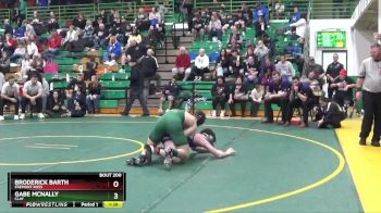 165 lbs Champ. Round 2 - Gabe McNally, Clay vs Broderick Barth, Fremont Ross