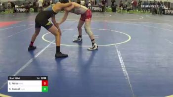 126 lbs Consi Of 4 - Sergio Pena, Sahuarita Mustang Wrestling vs Sabian Russell, Live Training