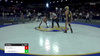 138 lbs 7th Place - Wyatt Lewis, Clovis vs Jeremiah Bertalotto, Turlock