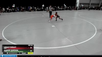 77-79 lbs Round 3 - Leslie Pursley, Iowa vs Harper Sampson, Threestyle Wrestling Of Oklahoma