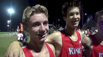 King (Riverside) happy with 2nd in Sweeps