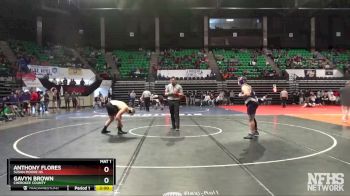 220 lbs Champ. Round 1 - Anthony Flores, Susan Moore Hs vs Gavyn Brown, Cherokee County