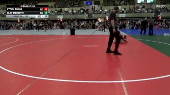 100 lbs Champ. Round 1 - Clay Meredith, Victory School Of Wrestling vs Ayden Ewing, Richland Center Wrestling Club