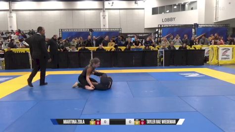 Tayler Rae Wiedeman vs Martina Zola 2024 World IBJJF Jiu-Jitsu No-Gi Championship