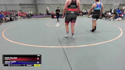 285 lbs Placement Matches (8 Team) - Tate Killian, Utah vs Kenai Huff, Oregon