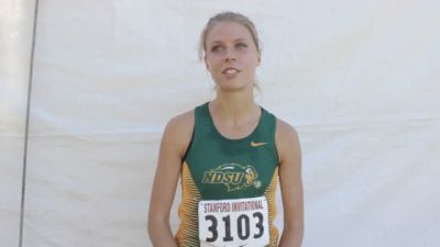 Erin Teschuk after win at Stanford Invite