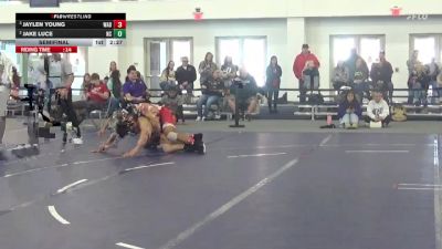 174 lbs Semifinal - Jaylen Young, Wabash vs Jake Luce, North Central