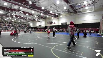 170 lbs Quarterfinal - Estrella Linares Botello, Heritage vs Angela Salazar, Santa Ana