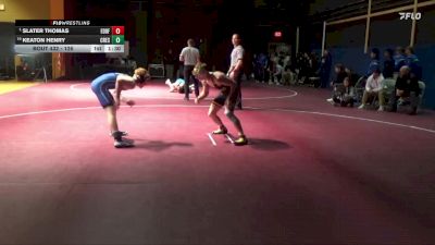 126 lbs Round 3 - Slater Thomas, Eddyville-Blakesburg-Fremont vs Keaton Henry, Crestwood, Cresco