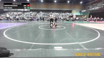 46 lbs Round Of 32 - Weston Molinaro, Rising Sun Wrestling Club vs Levi Prado, THRESHOLD WRESTLING CLUB