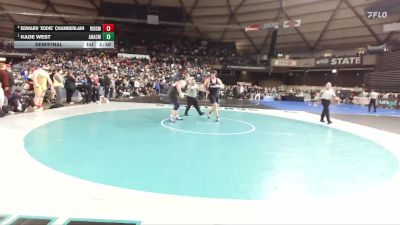 Boys 2A 285 lbs Semifinal - Kade West, Anacortes vs Edward `Eddie` Chamberlain, Ridgefield