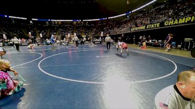 125 lbs Consy 3 - McKenna Phillips, Keystone Central vs Malaya Romero, Williamsport