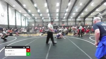 102 lbs Round Of 16 - Hudson Jaime, Big Cat Wrestling vs Kellen Frost, Team Aggression