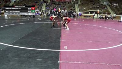 1A-4A 120 Champ. Round 2 - Micah Woodman, Oak Grove vs Peyton Sidwell, St Michael Catholic High School