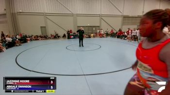 225 lbs Placement Matches (16 Team) - Kinea Moore, Florida vs Madison Burns, Wisconsin