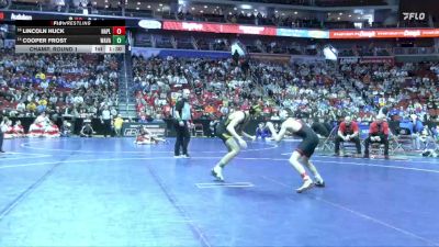 1A-106 lbs Champ. Round 1 - Lincoln Huck, Nashua-Plainfield vs Cooper Frost, Wapsie Valley