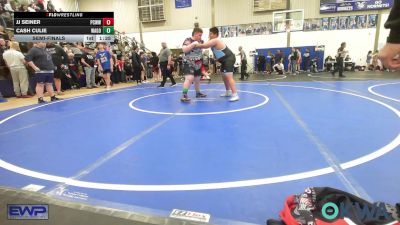 Semifinal - Jj Seiner, Ponca City Wildcat Wrestling vs Cash Culie, Wagoner Takedown Club