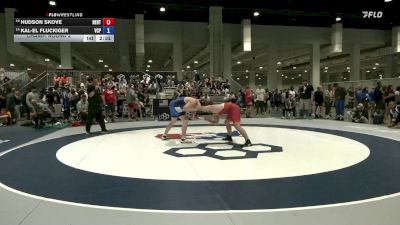 92 lbs Champ. Round 2 - Hudson Skove, New England Regional Training Center vs Kal-El Fluckiger, Valiant College Prep