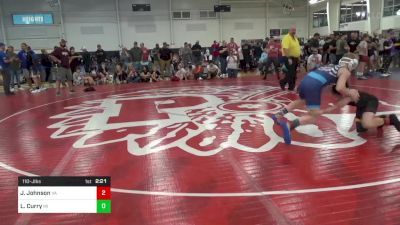 110-J lbs Round Of 16 - Jimmy Johnson, VA vs Lane Curry, MI