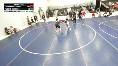 190 lbs Quarterfinal - Fernando Cortez, Brighton Wrestling Club vs Logan Cisneros, Brothers Of Steel