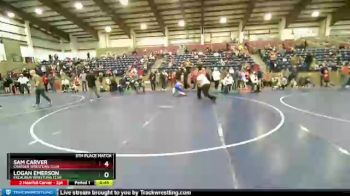 75 lbs 5th Place Match - Sam Carver, Charger Wrestling Club vs Logan Emerson, Excalibur Wrestling Club