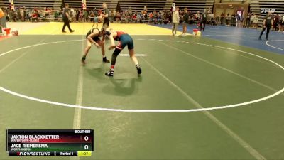 105 lbs Cons. Round 2 - Jace Riemersma, Worthington vs Jaxton Blackketter, Watertown-Mayer