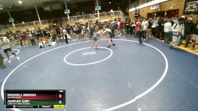 190 lbs Cons. Round 4 - Maxwell Bridges, Glacier Peak vs Harman Gaby, Lake City High School